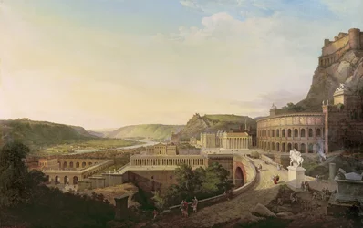 View of Vienna in Roman Times, 1860